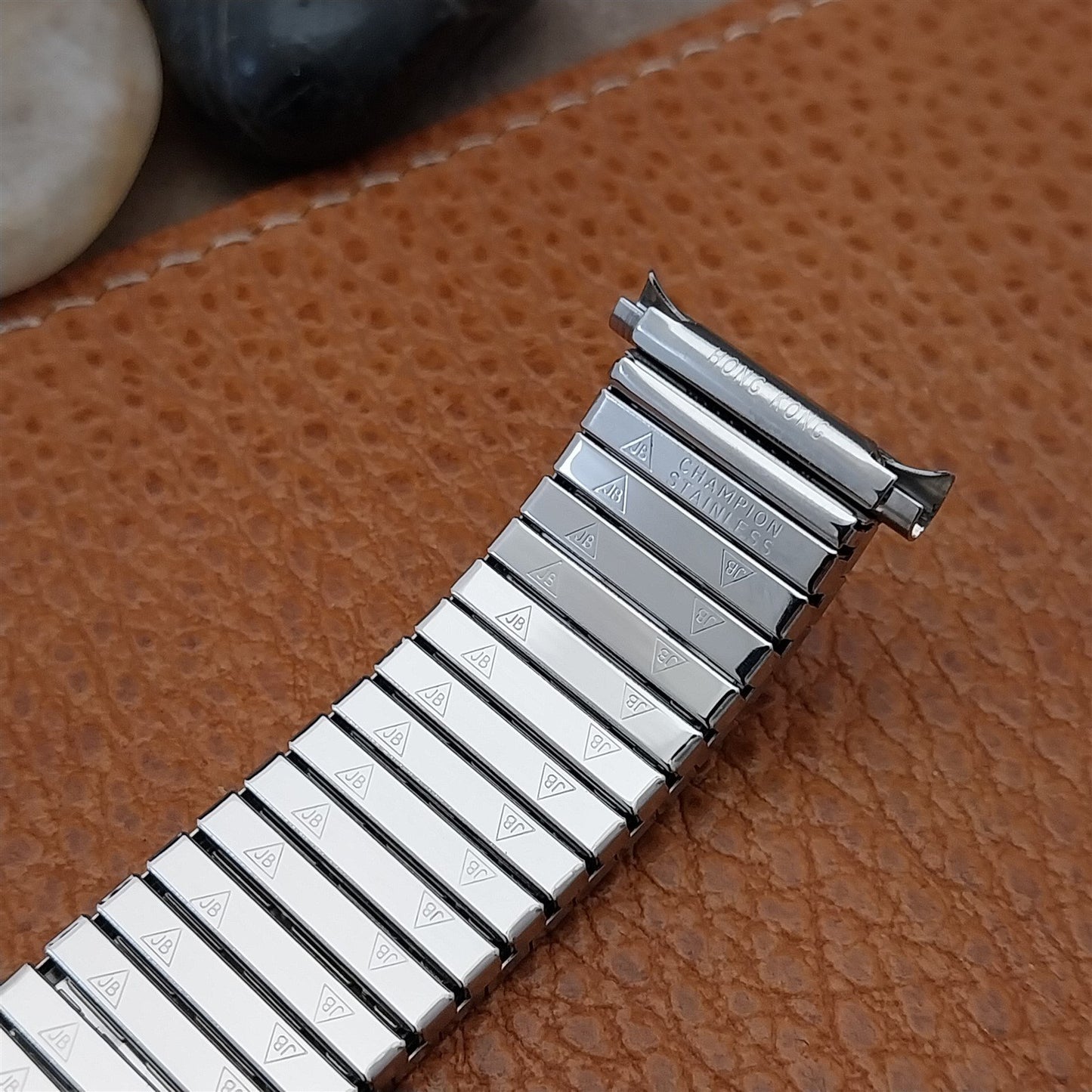 JB Champion NOS Stainless Classic Steel Expansion Watch Band 18mm 19mm 20mm 21mm
