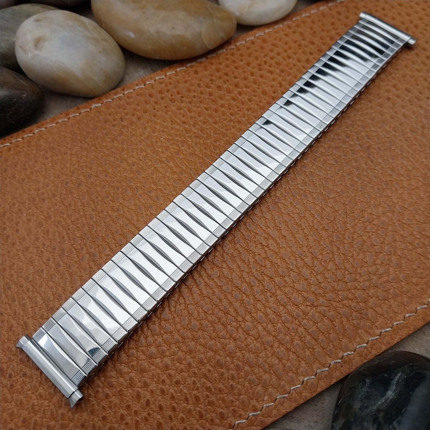 JB Champion NOS Stainless Classic Steel Expansion Watch Band 18mm 19mm 20mm 21mm