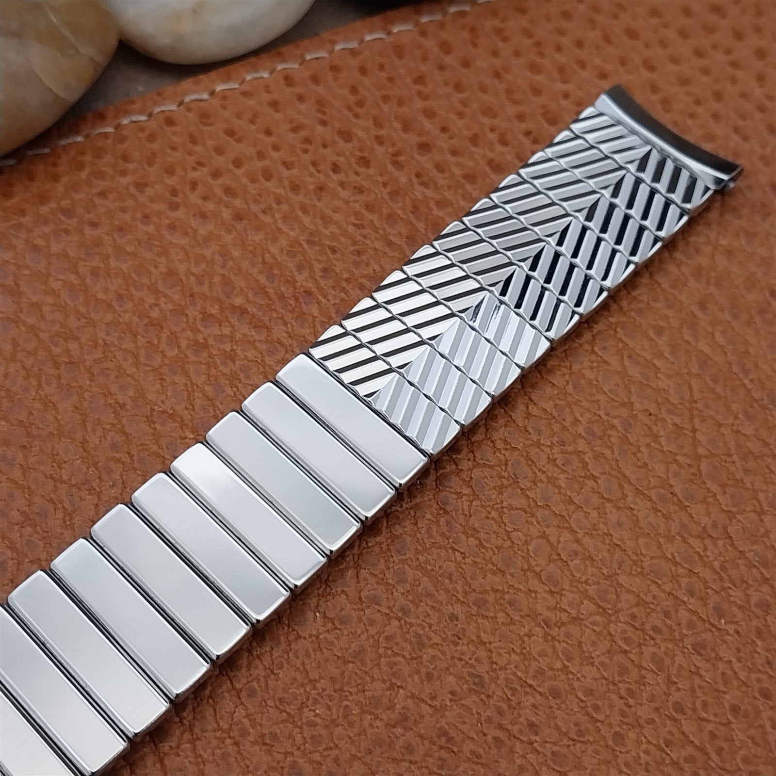 Vintage 17.2mm Admiral Stainless Steel Expansion Unused 1950s Watch Band