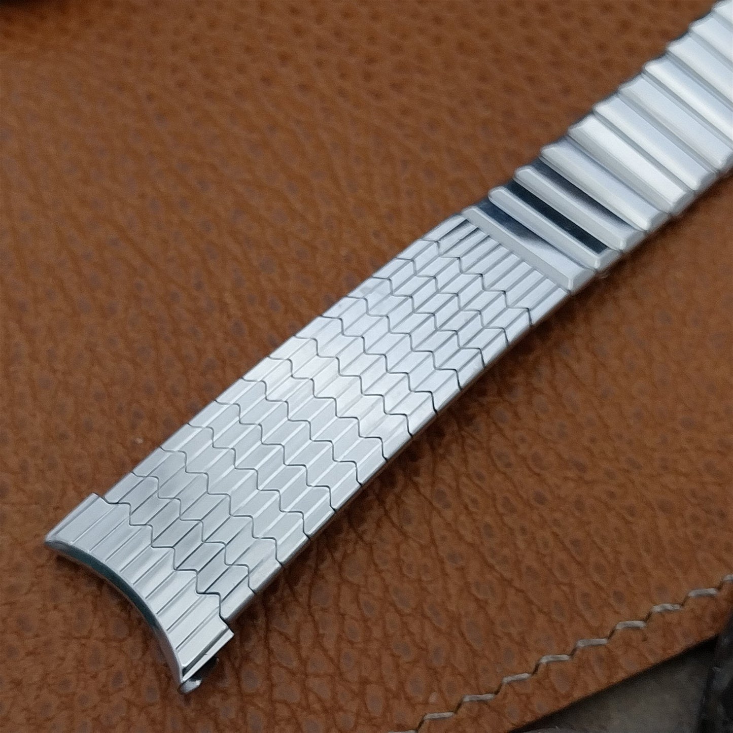 Vintage 18mm 19mm 17mm Stainless Steel Kreisler Unused Classic 1960s Watch Band