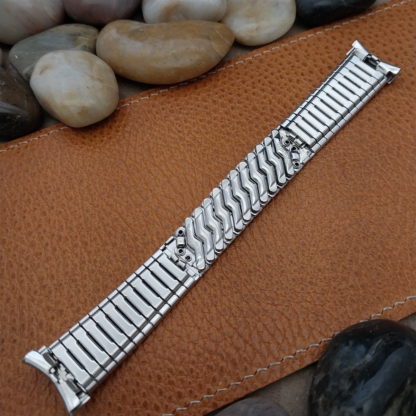 Vintage 18mm 19mm 17mm Stainless Steel Kreisler Unused Classic 1960s Watch Band