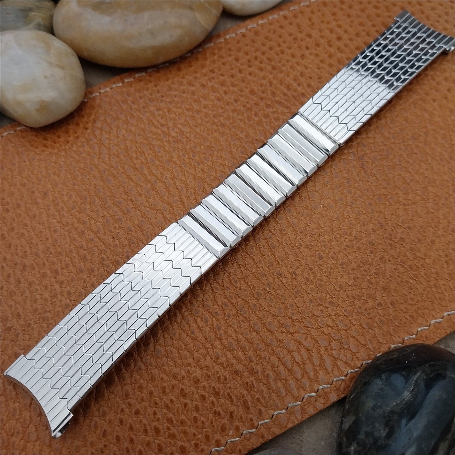 Vintage 18mm 19mm 17mm Stainless Steel Kreisler Unused Classic 1960s Watch Band