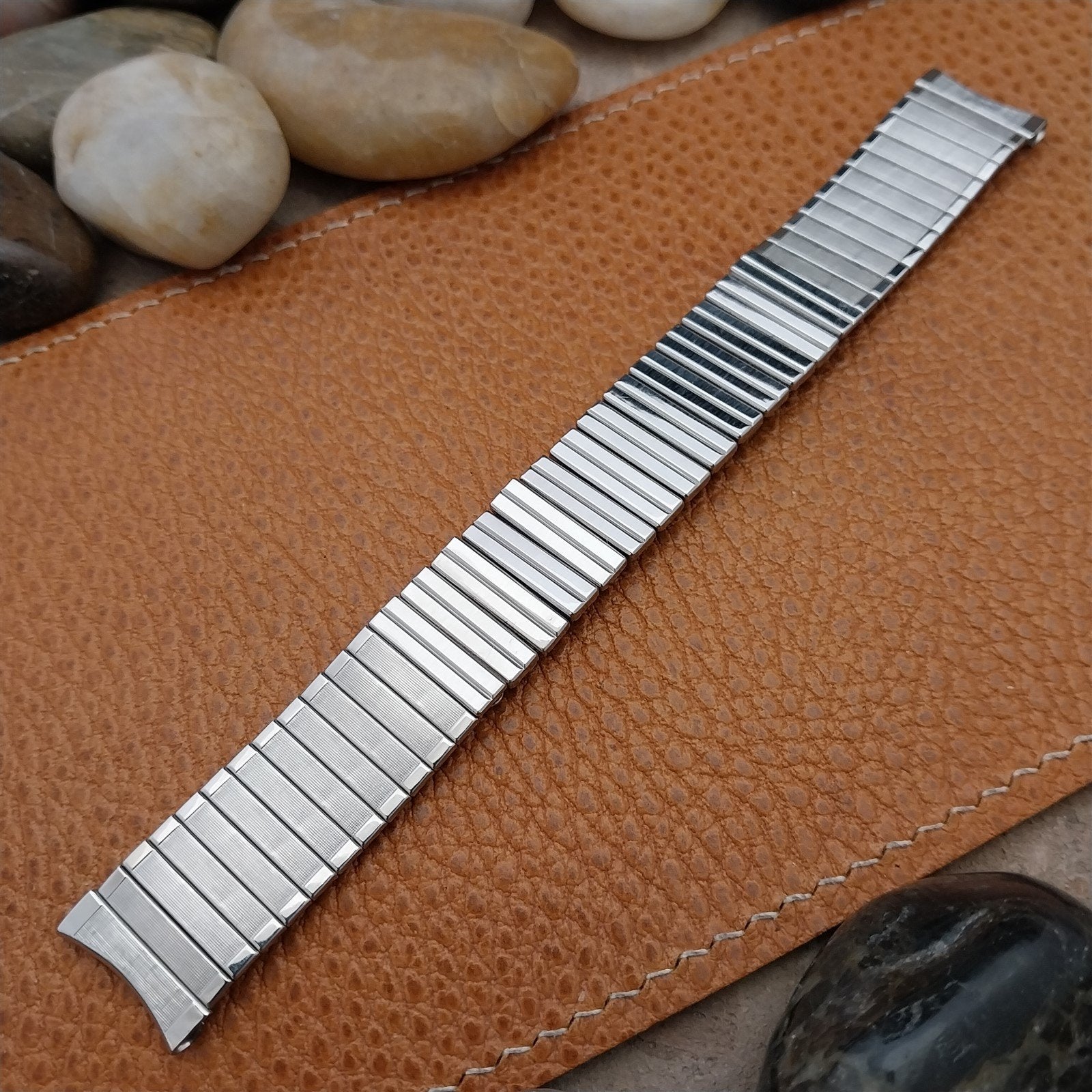 Vintage 17.2mm 1950s Kestenmade USA nos Classic Stainless Steel Watch Band