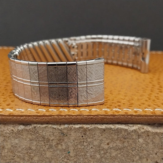 1960s 18mm 19mm Stainless Steel Kestenmade USA Classic nos Vintage Watch Band