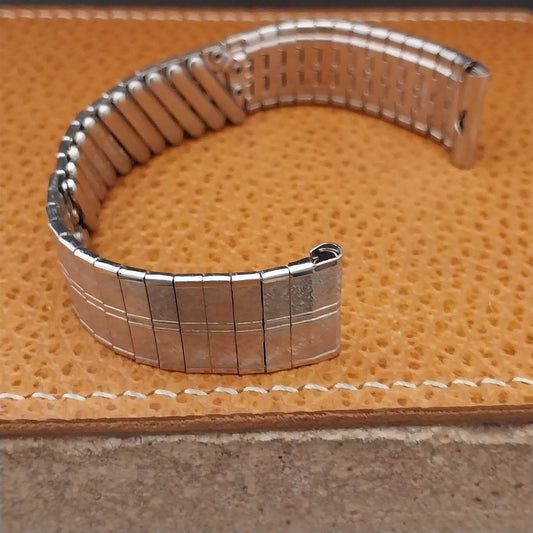 1960s 18mm 19mm Stainless Steel Kestenmade USA Classic nos Vintage Watch Band