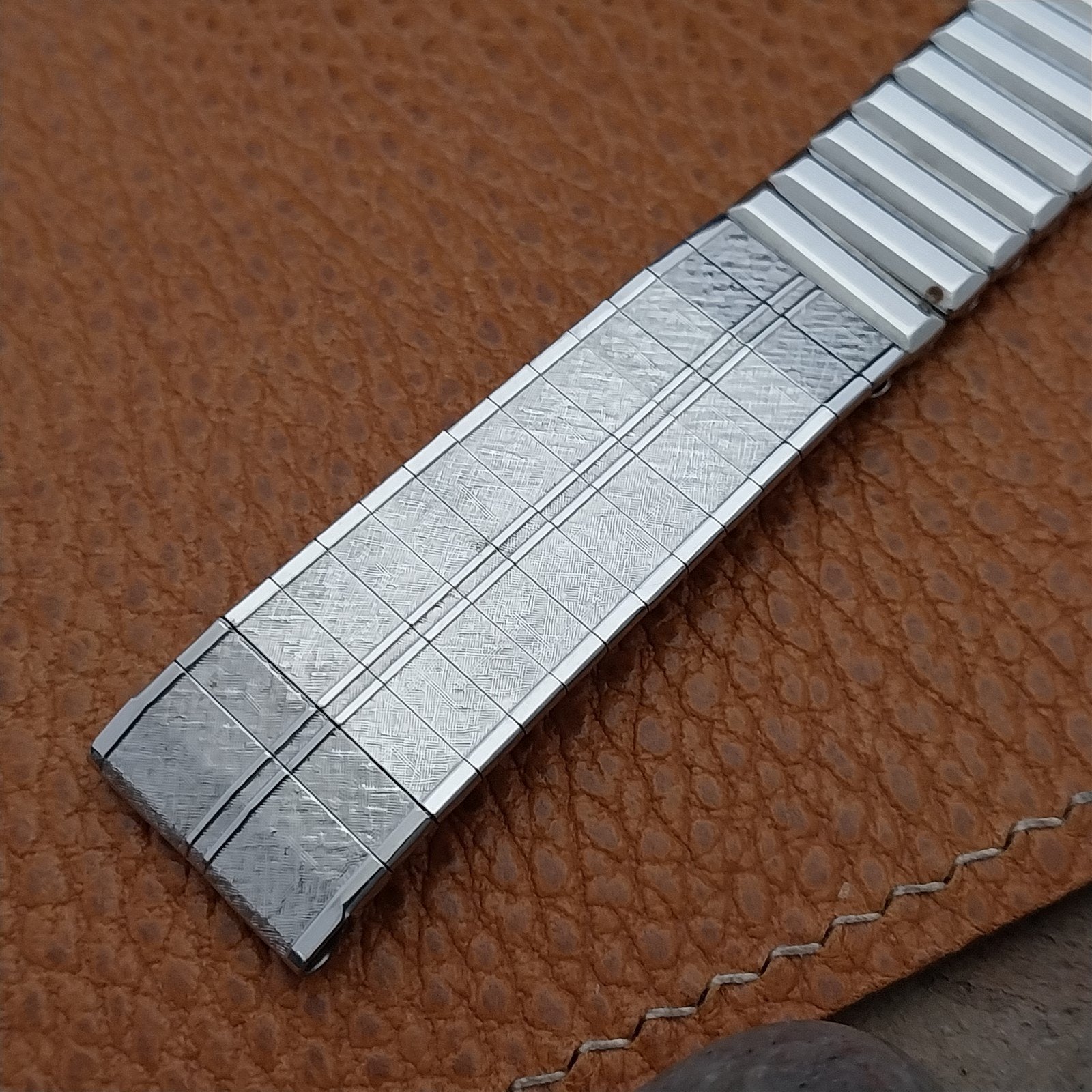 1960s 18mm 19mm Stainless Steel Kestenmade USA Classic nos Vintage Watch Band