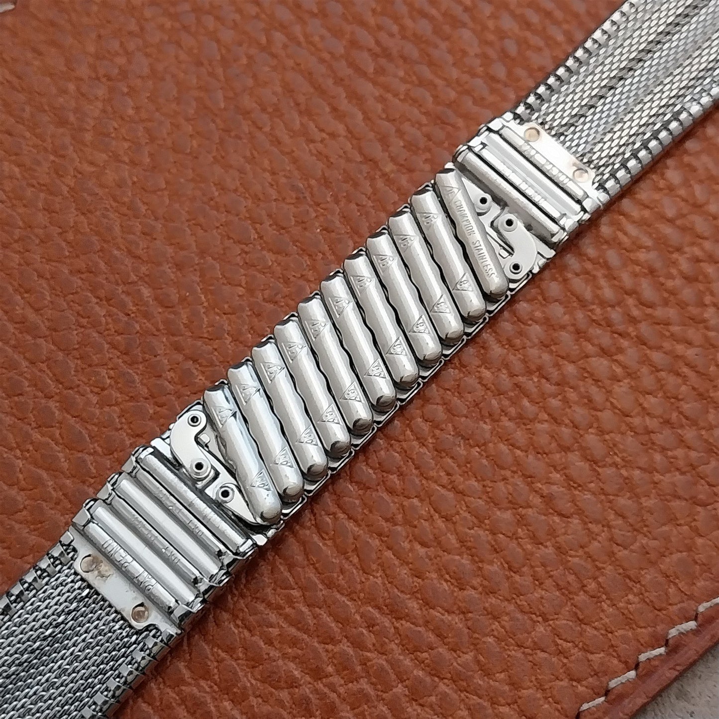 1960s Stainless Steel 17mm 18mm 19mm JB Champion Vintage Watch Band