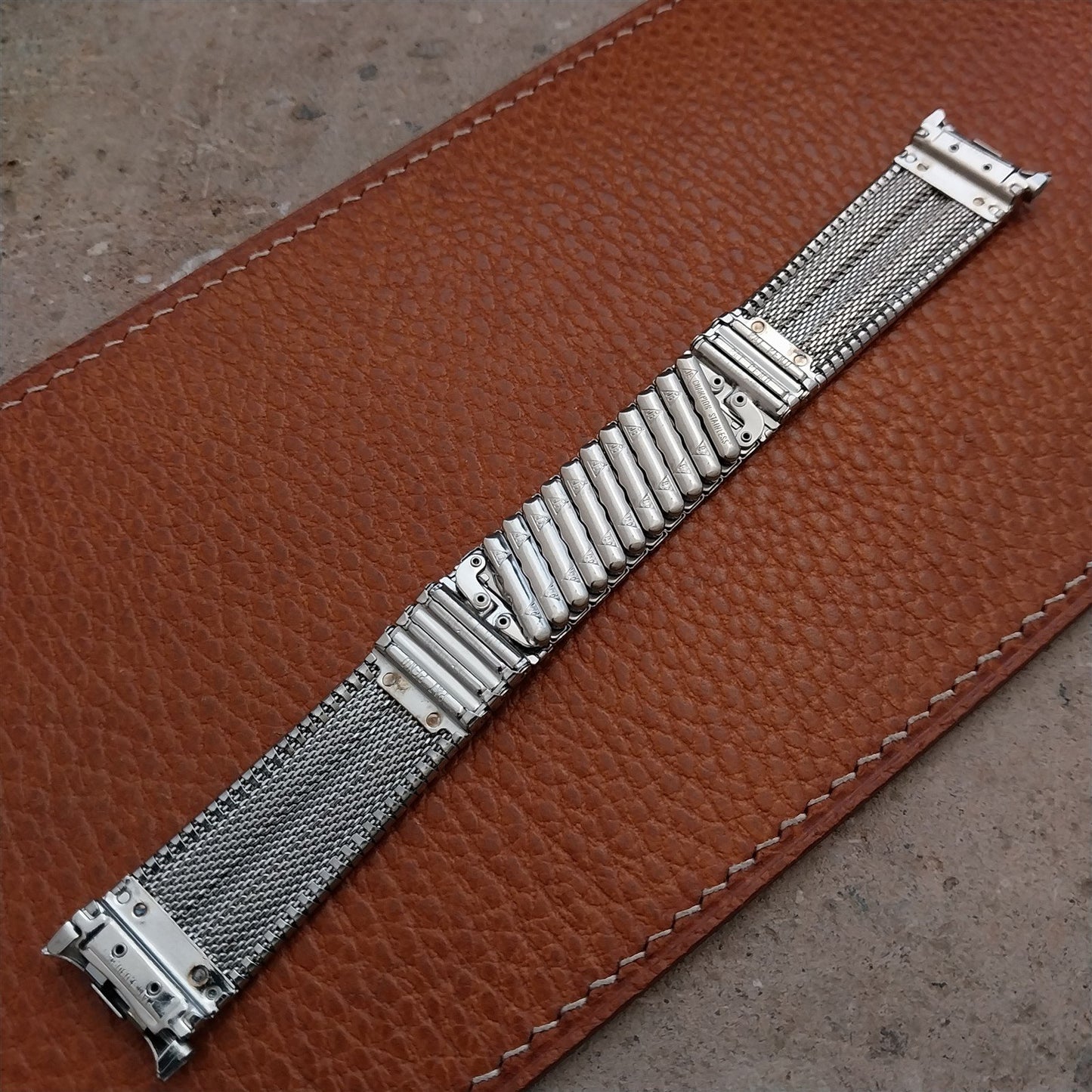 1960s Stainless Steel 17mm 18mm 19mm JB Champion Vintage Watch Band