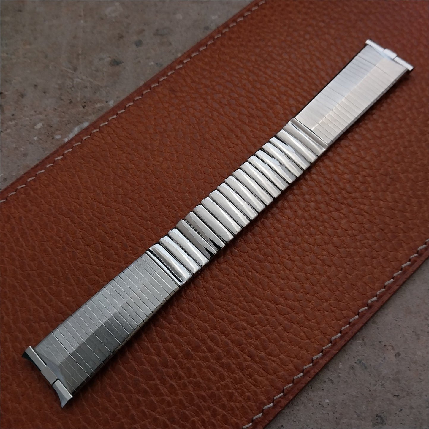 1960s Stainless Steel 17mm 18mm 19mm JB Champion Vintage Watch Band