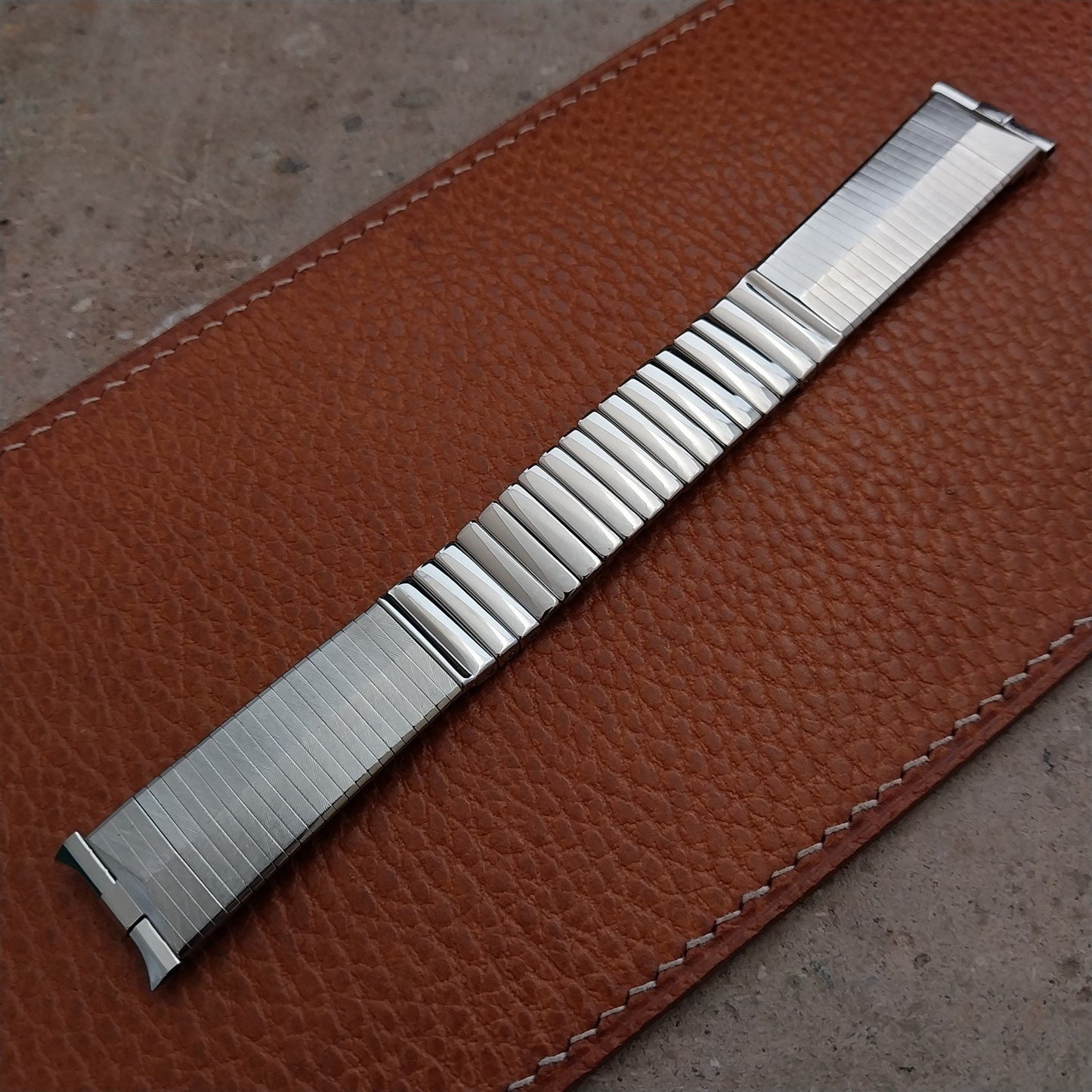 1960s Stainless Steel 17mm 18mm 19mm JB Champion Vintage Watch Band