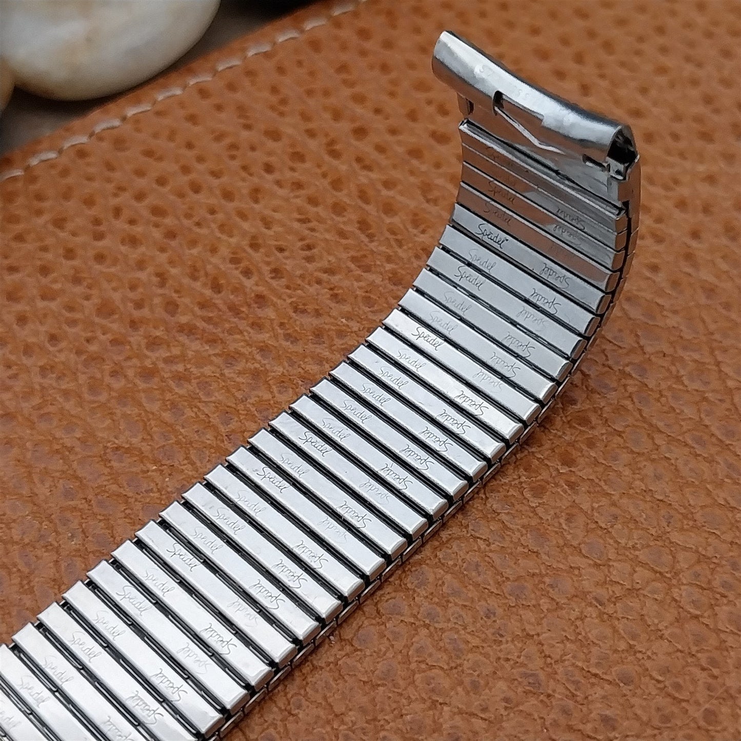 Vintage 17.2mm Stainless Steel Speidel Thinline Unused Classic 1970s Watch Band