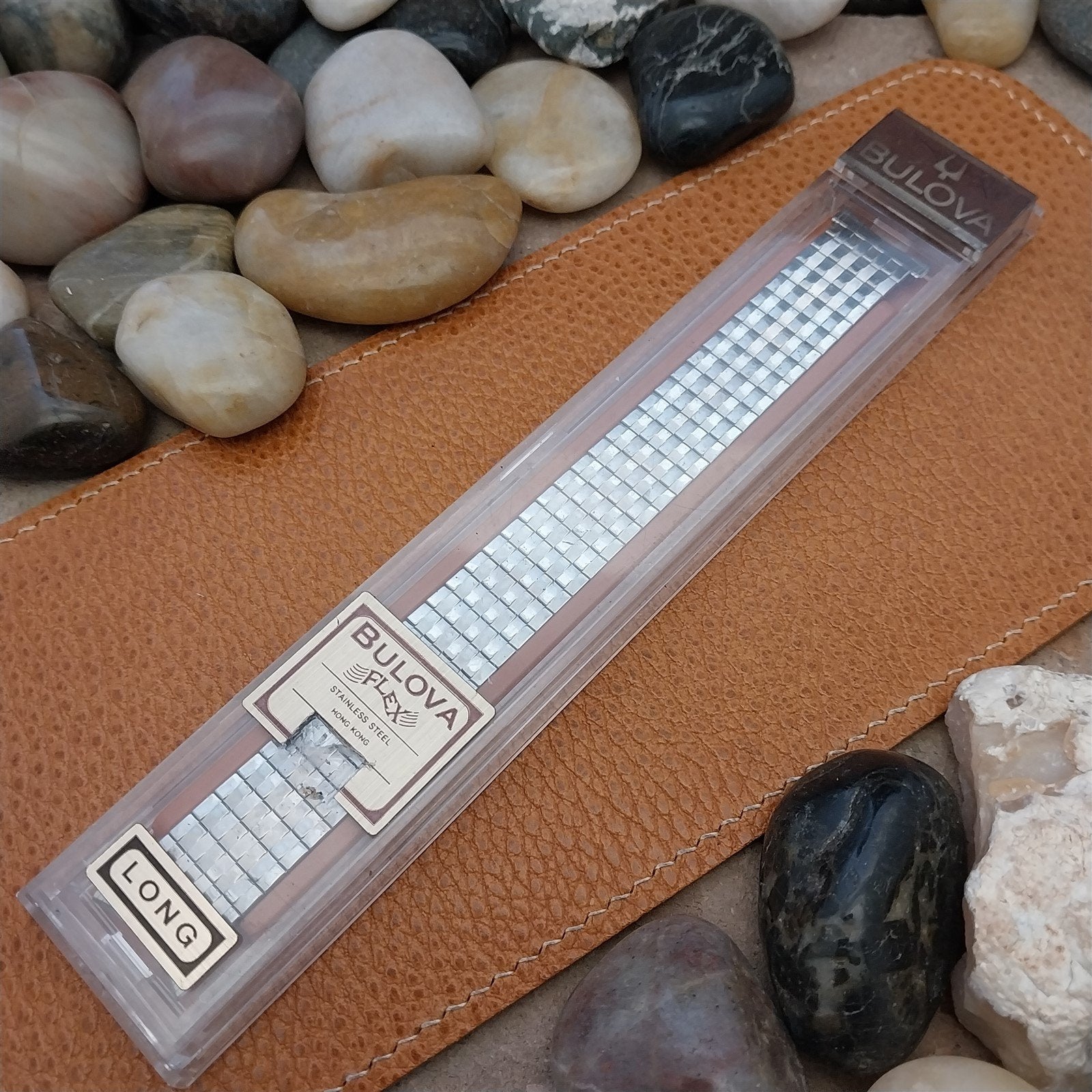 Vintage Bulova 16mm 18mm 19mm Stainless Steel Expansion Unused nos Watch Band