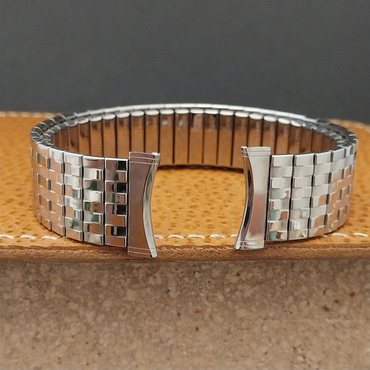 Vintage Bulova 16mm 18mm 19mm Stainless Steel Expansion Unused nos Watch Band