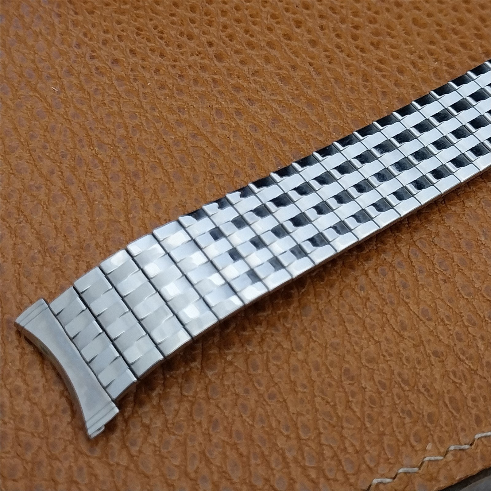 Vintage Bulova 16mm 18mm 19mm Stainless Steel Expansion Unused nos Watch Band