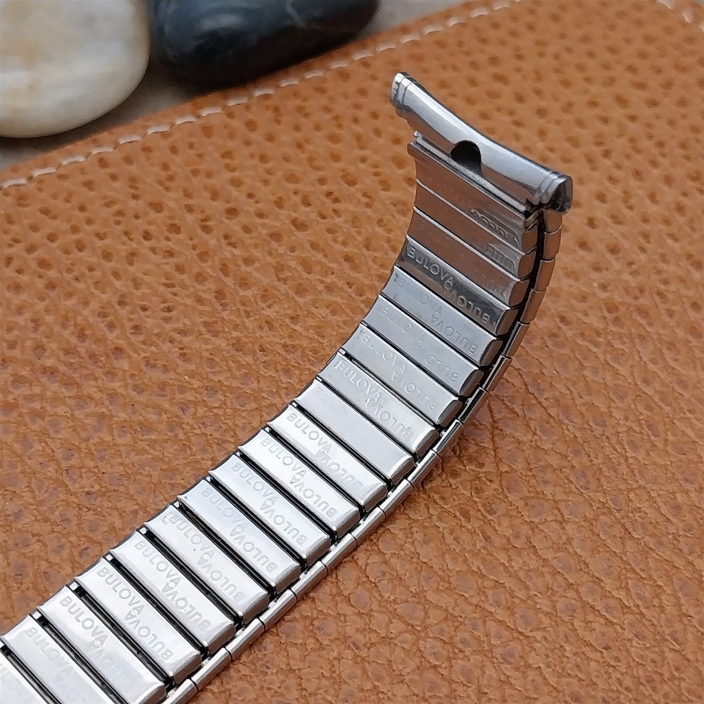 Vintage Bulova 16mm 18mm 19mm Stainless Steel Expansion Unused nos Watch Band
