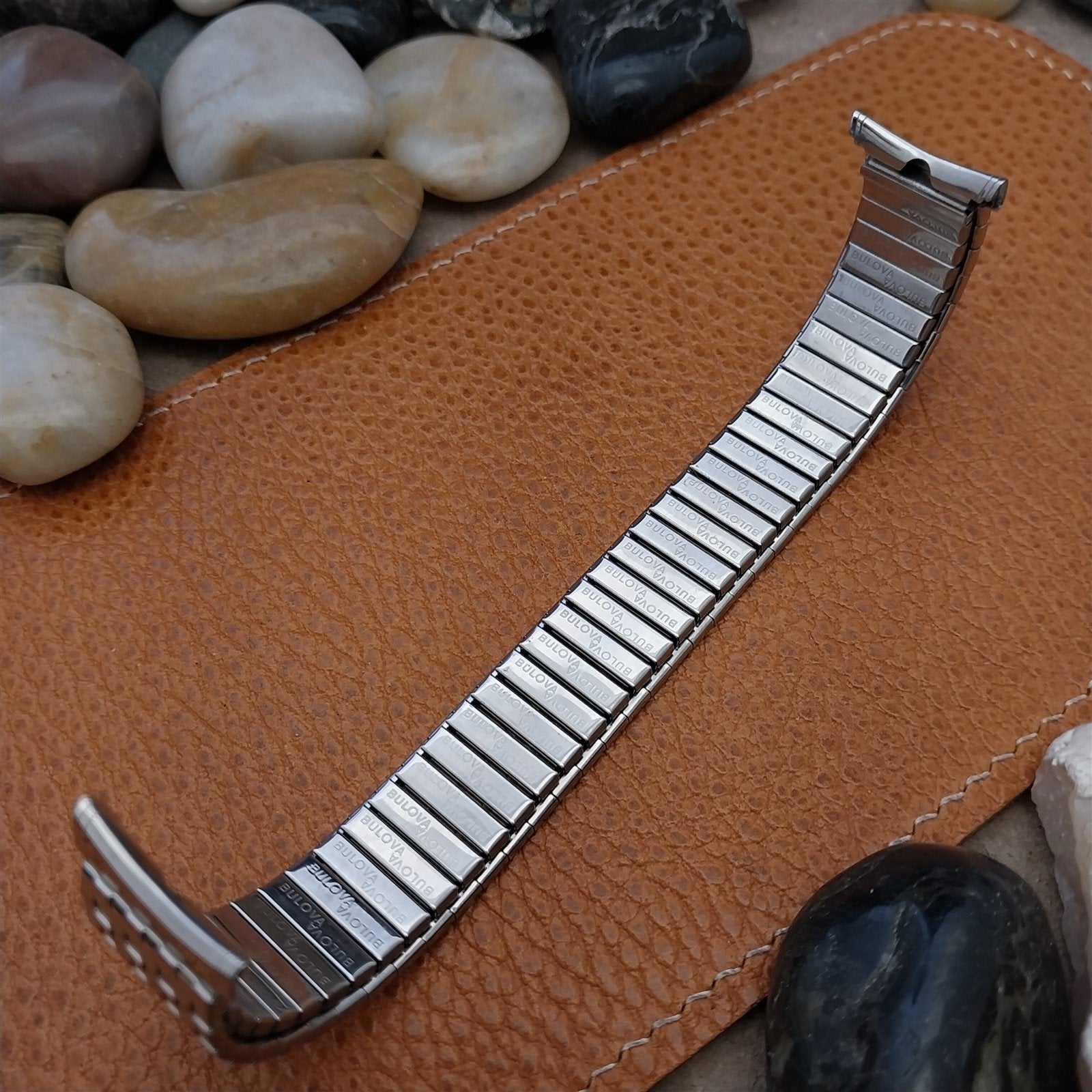 Vintage Bulova 16mm 18mm 19mm Stainless Steel Expansion Unused nos Watch Band