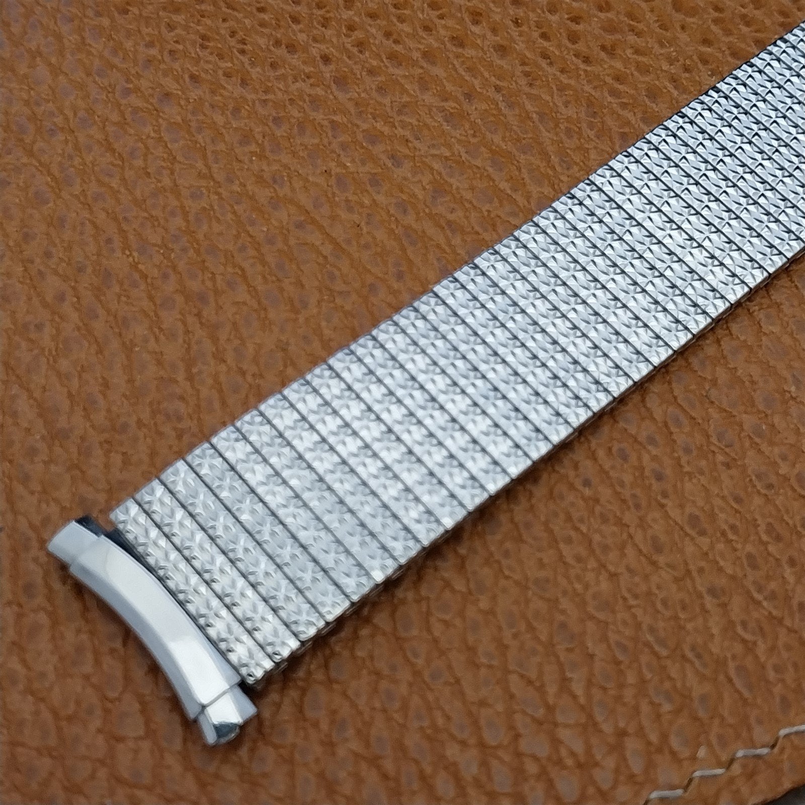 Vintage Bulova 20mm 19mm 18mm 1970s Thinline Stainless Steel Unused Watch Band