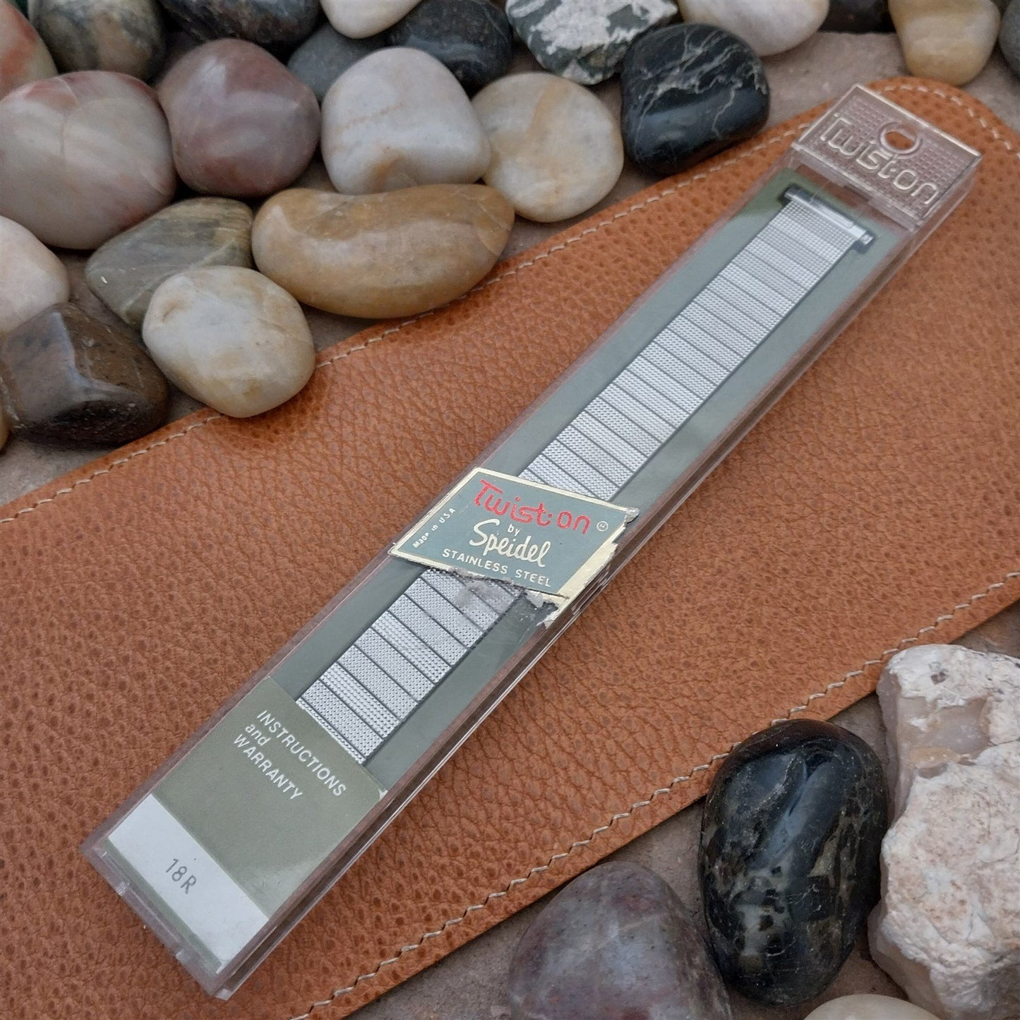 19mm 18mm 16mm Speidel Stainless Steel 70s Twistoflex Unused Vintage Watch Band