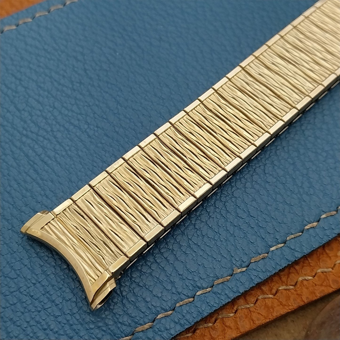 Vintage 19mm 18mm 17mm Gold-Fill Speidel Valencia Unused 60s Classic Watch Band