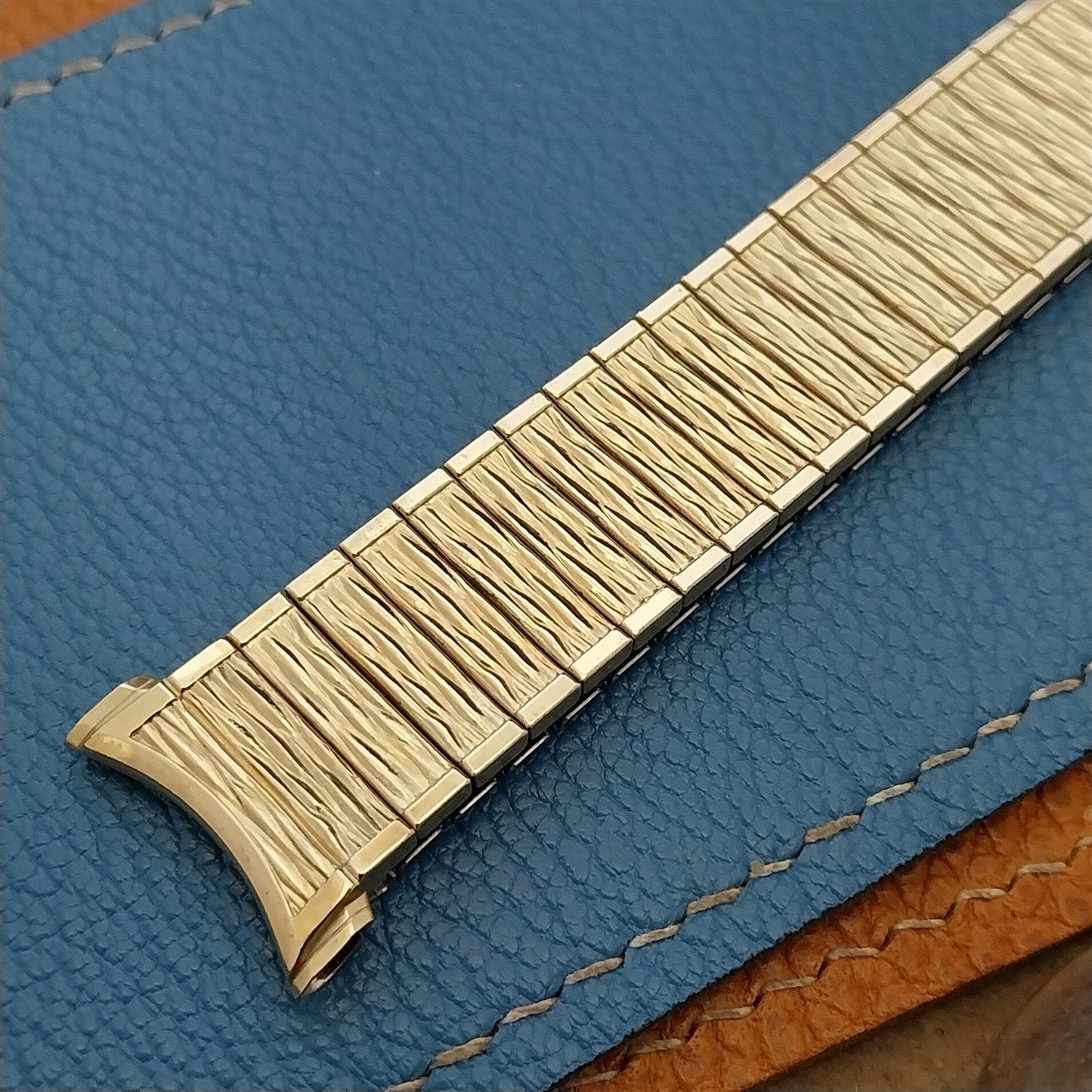 Vintage 19mm 18mm 17mm Gold-Fill Speidel Valencia Unused 60s Vintage Watch Band