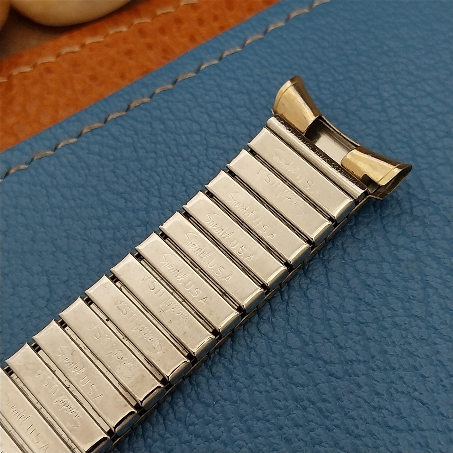 Vintage 19mm 18mm 17mm Gold-Fill Speidel Valencia Unused 60s Classic Watch Band