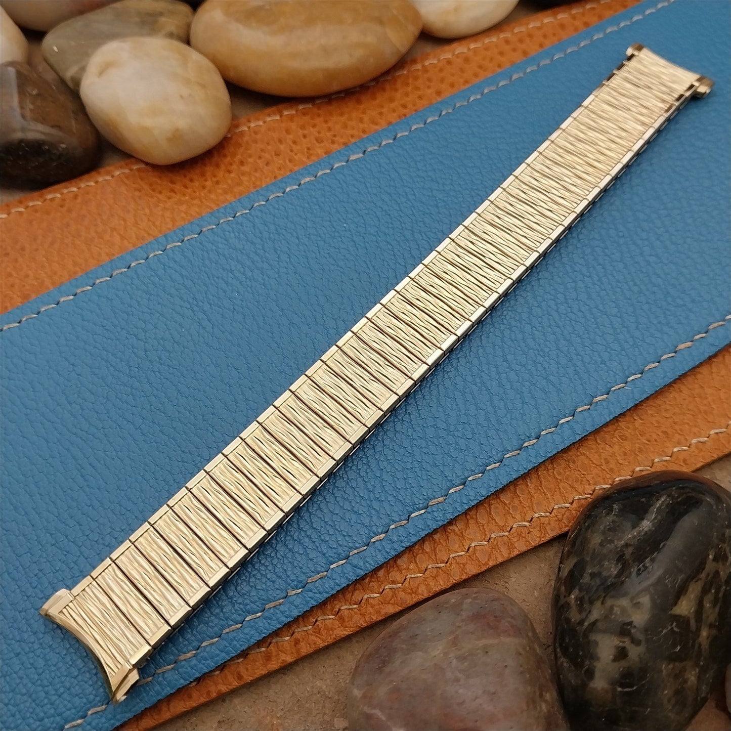 Vintage 19mm 18mm 17mm Gold-Fill Speidel Valencia Unused 60s Classic Watch Band