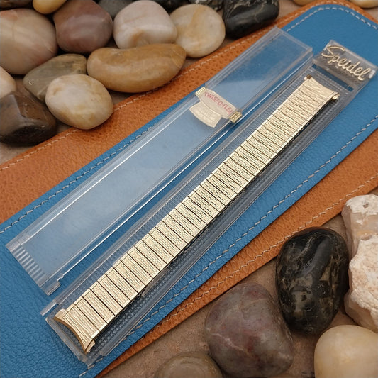 Vintage 19mm 18mm 17mm Gold-Fill Speidel Valencia Unused 60s Classic Watch Band