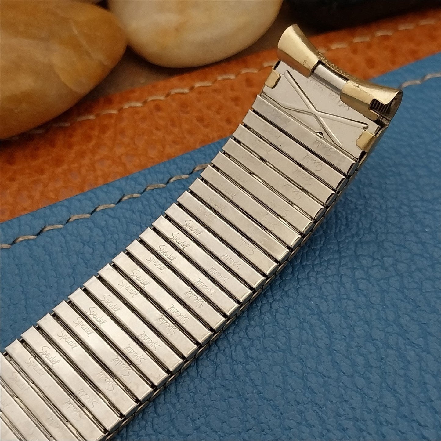 Vintage Yellow Gold-Filled 17.2mm Classic Speidel Thinline Unused Watch Band