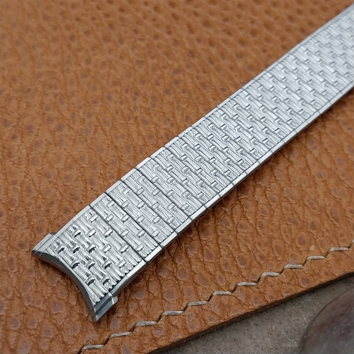 14mm Speidel Stainless Twistoflex Expansion Unused Classic 1970s Watch Band