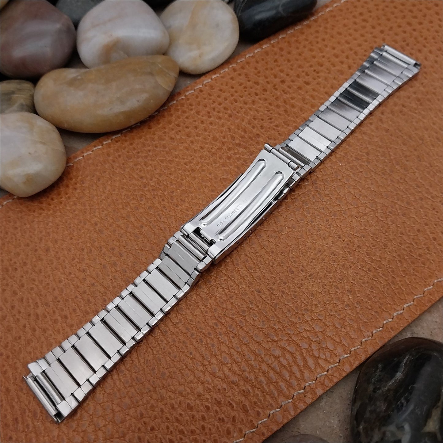 16mm Hadley Stainless Steel & Gold Tone Womens Unused Watch Band