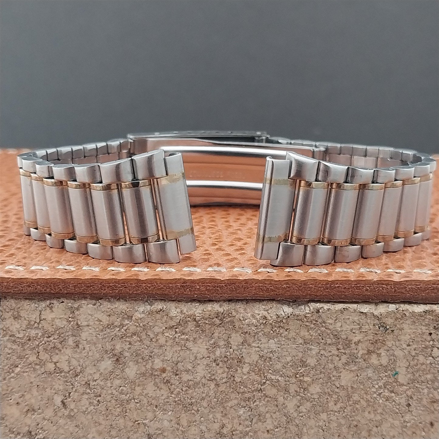 16mm Hadley Stainless Steel & Gold Tone Womens Unused Watch Band