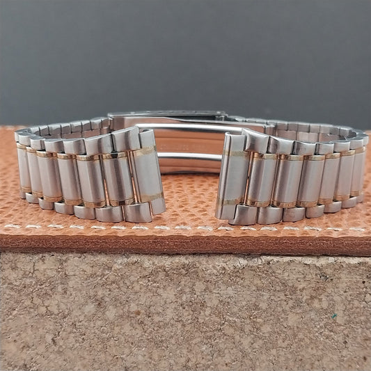 16mm Hadley Stainless Steel & Gold Tone Womens Unused Watch Band