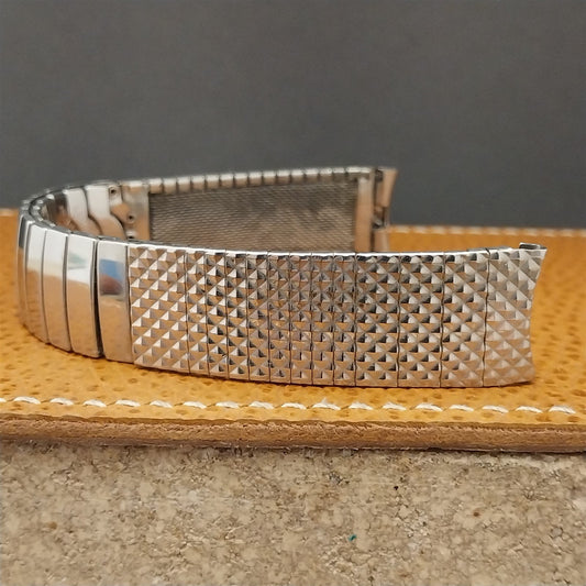 Vintage 17.2mm Admiral Stainless Steel 1960s Classic Unused Watch Band