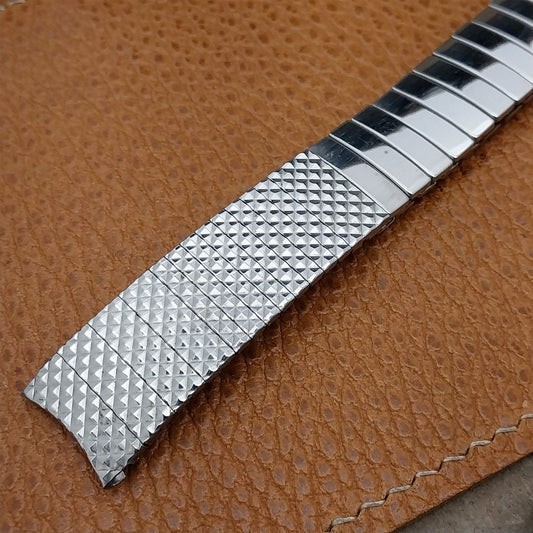 Vintage 17.2mm Admiral Stainless Steel 1960s Classic Unused Watch Band