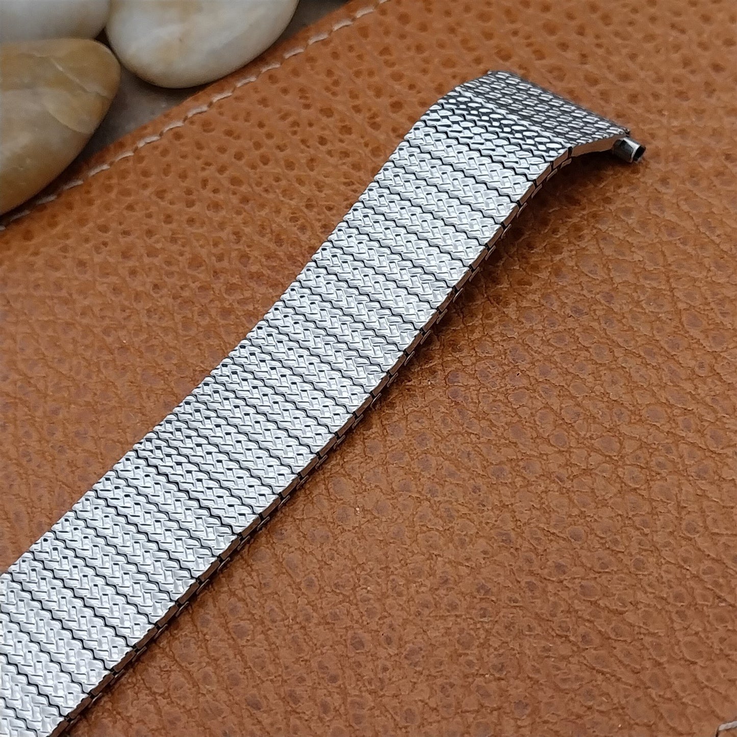 18mm 20mm Stainless Steel Speidel Thinline 70s Flared Unused Vintage Watch Band