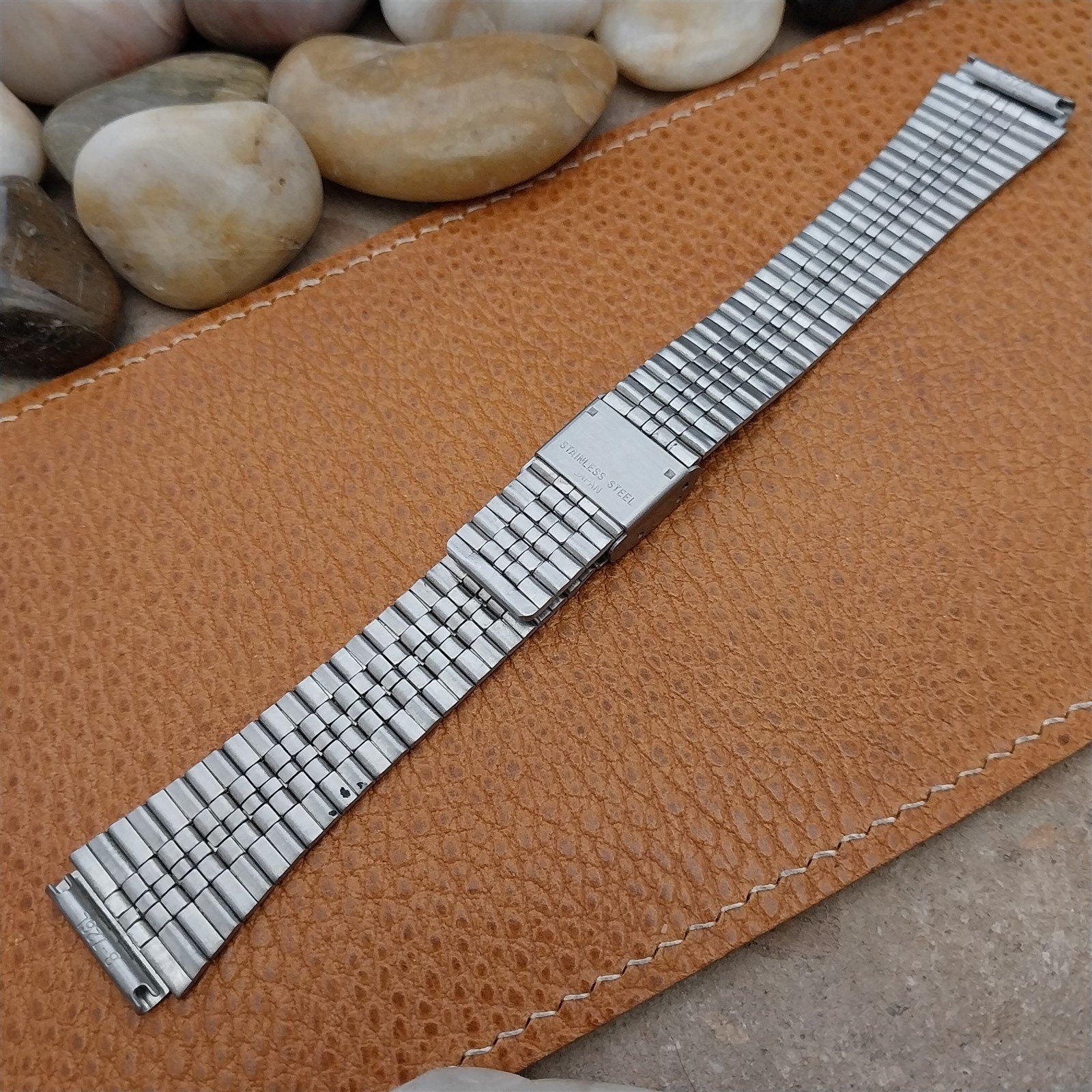 Vintage Casio Japan B-726L 18mm Stainless Steel Classic NOS Unused Watch Band