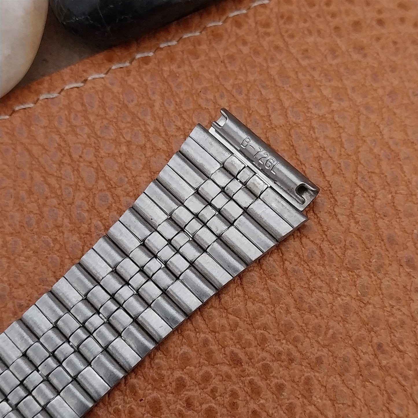 Vintage Casio Japan B-726L 18mm Stainless Steel Classic NOS Unused Watch Band