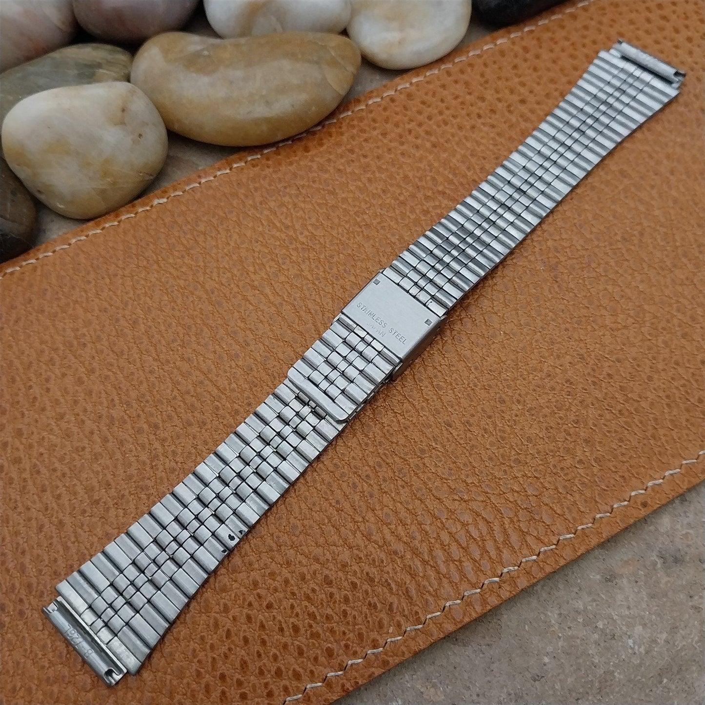 Vintage Casio Japan B-726L 18mm Stainless Steel Classic NOS Unused Watch Band