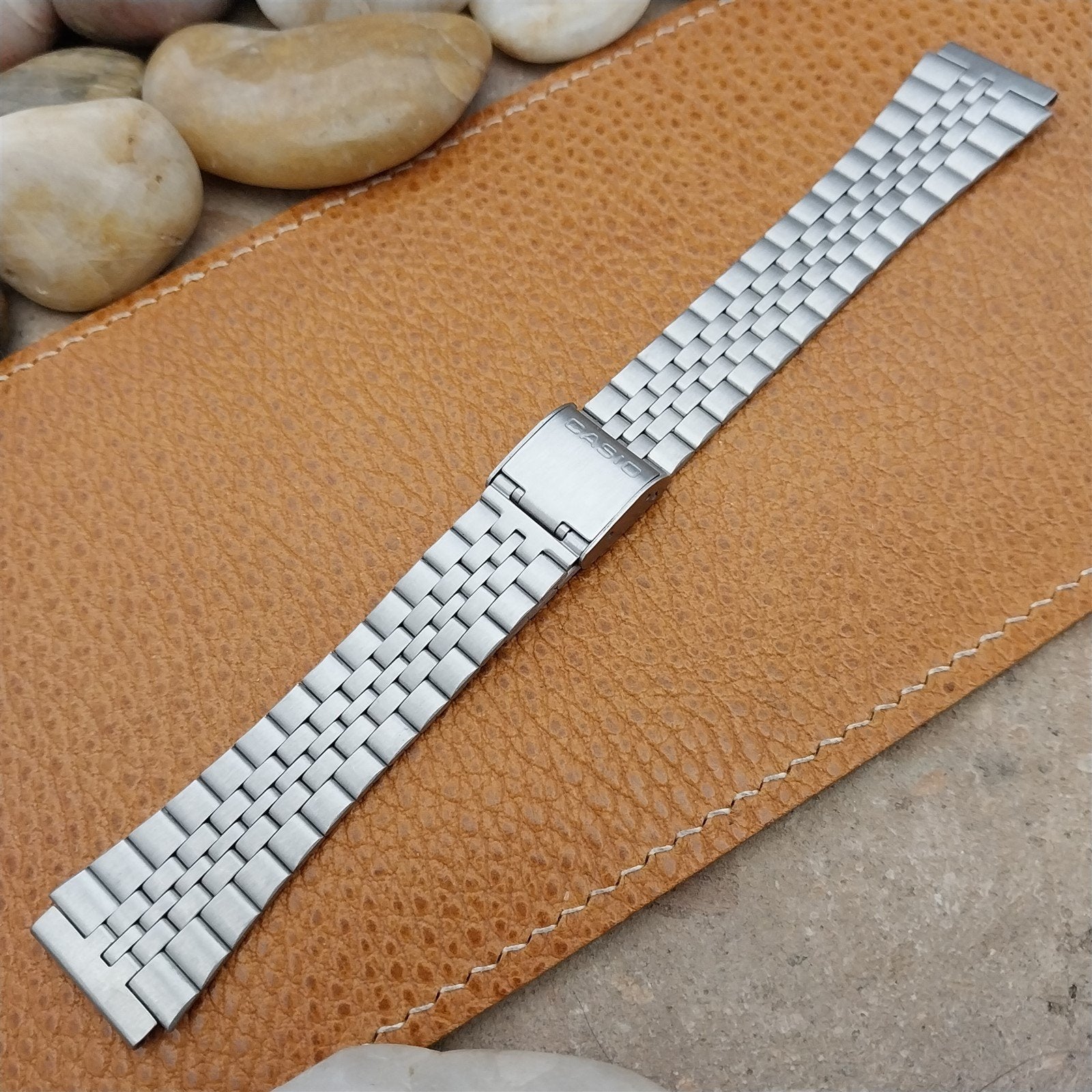 Vintage Casio Japan B-726L 18mm Stainless Steel Classic NOS Unused Watch Band