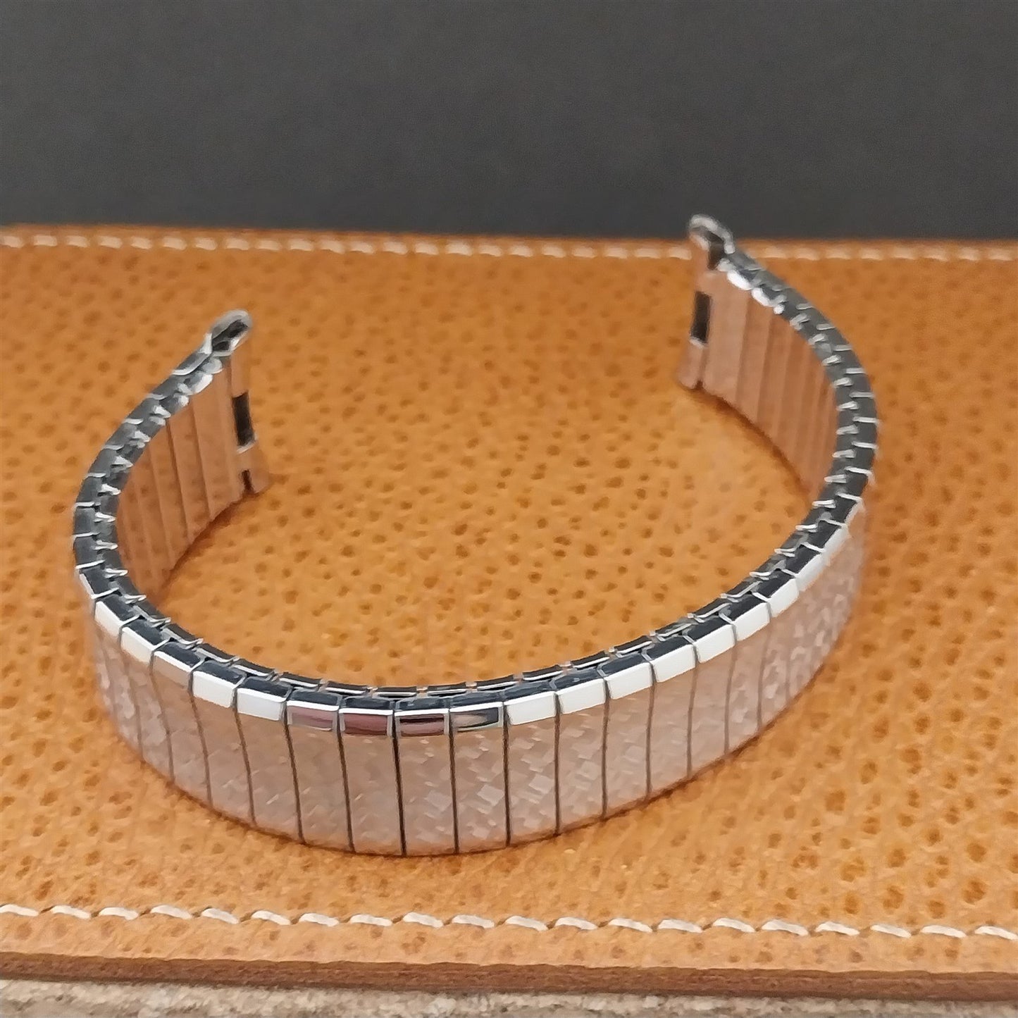 Vintage 1969 White Gold-Filled 19mm 18mm 17mm Speidel Fairway Unused Watch Band