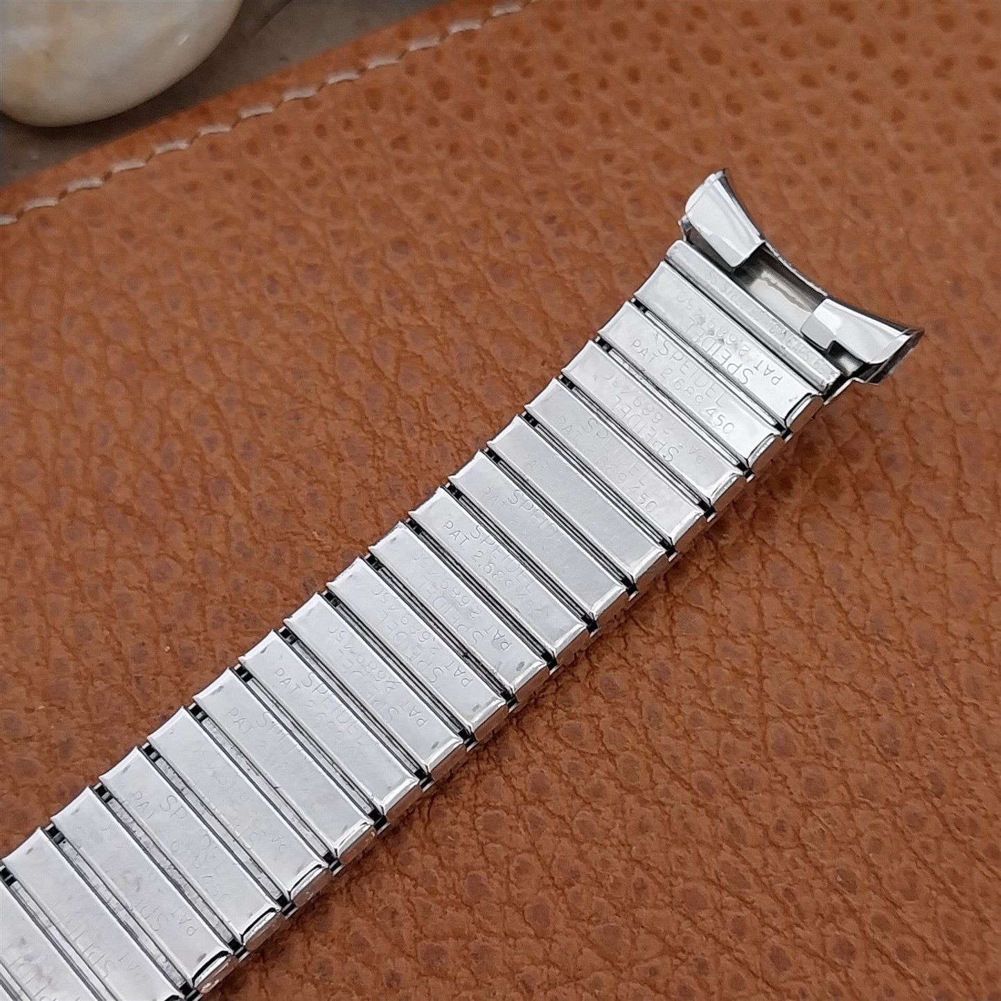 Vintage 1969 White Gold-Filled 19mm 18mm 17mm Speidel Fairway Unused Watch Band