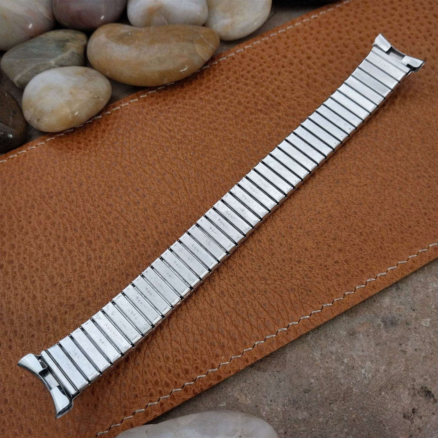 Vintage 1969 White Gold-Filled 19mm 18mm 17mm Speidel Fairway Unused Watch Band