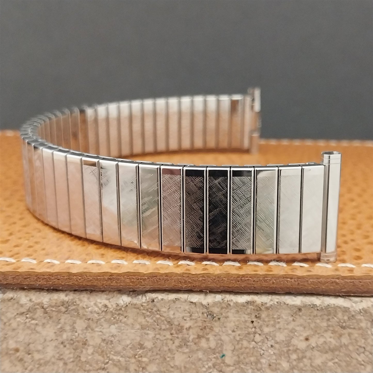 Vintage 19mm 18mm 16mm 1970s Speidel Atlantis Long Stainless Unused Watch Band