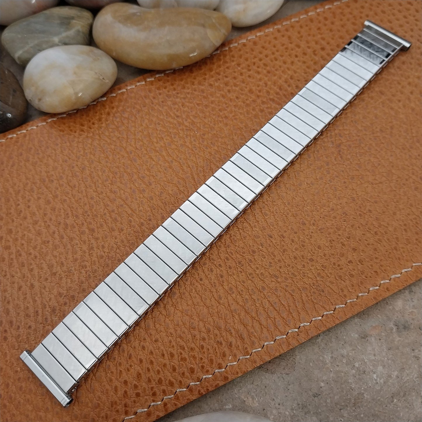 Vintage 19mm 18mm 16mm 1970s Speidel Atlantis Long Stainless Unused Watch Band