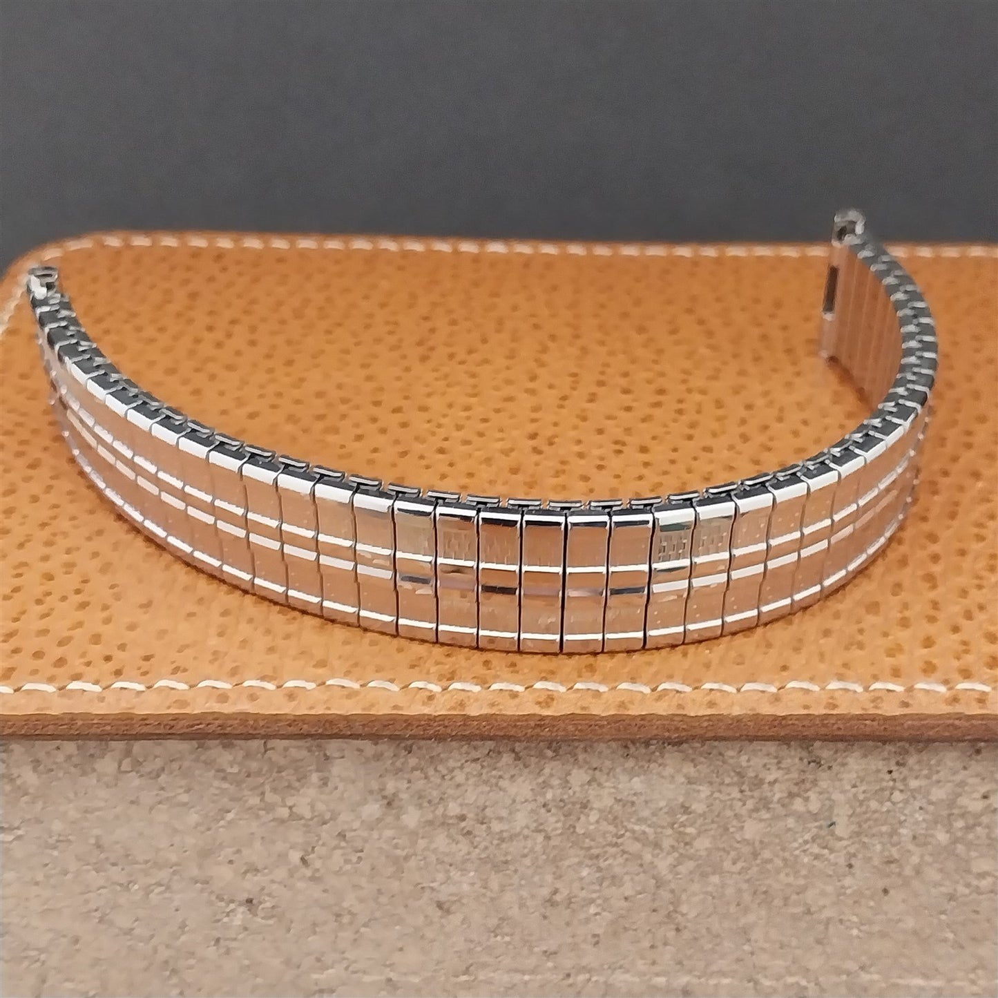 1960s Vintage Classic Speidel Meteor Long 19mm 18mm 17mm Stainless Watch Band