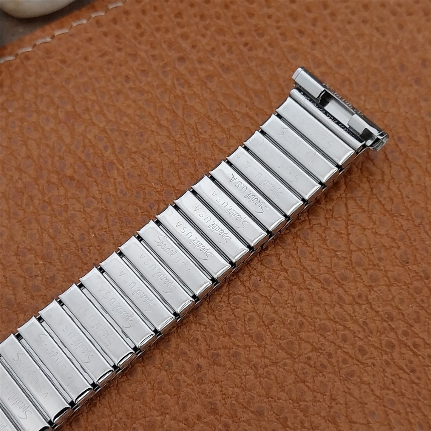 1960s Vintage Classic Speidel Meteor Long 19mm 18mm 17mm Stainless Watch Band