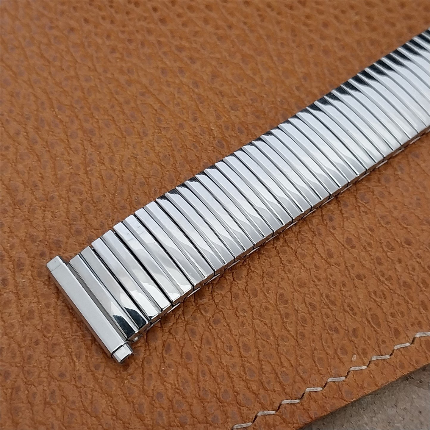 1970s Vintage 19mm 18mm 17mm 16mm Stainless Speidel Linesman Unused Watch Band