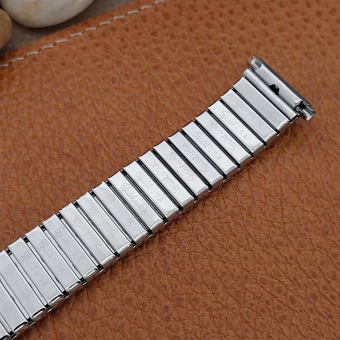 1970s Vintage 19mm 18mm 17mm 16mm Stainless Speidel Linesman Unused Watch Band