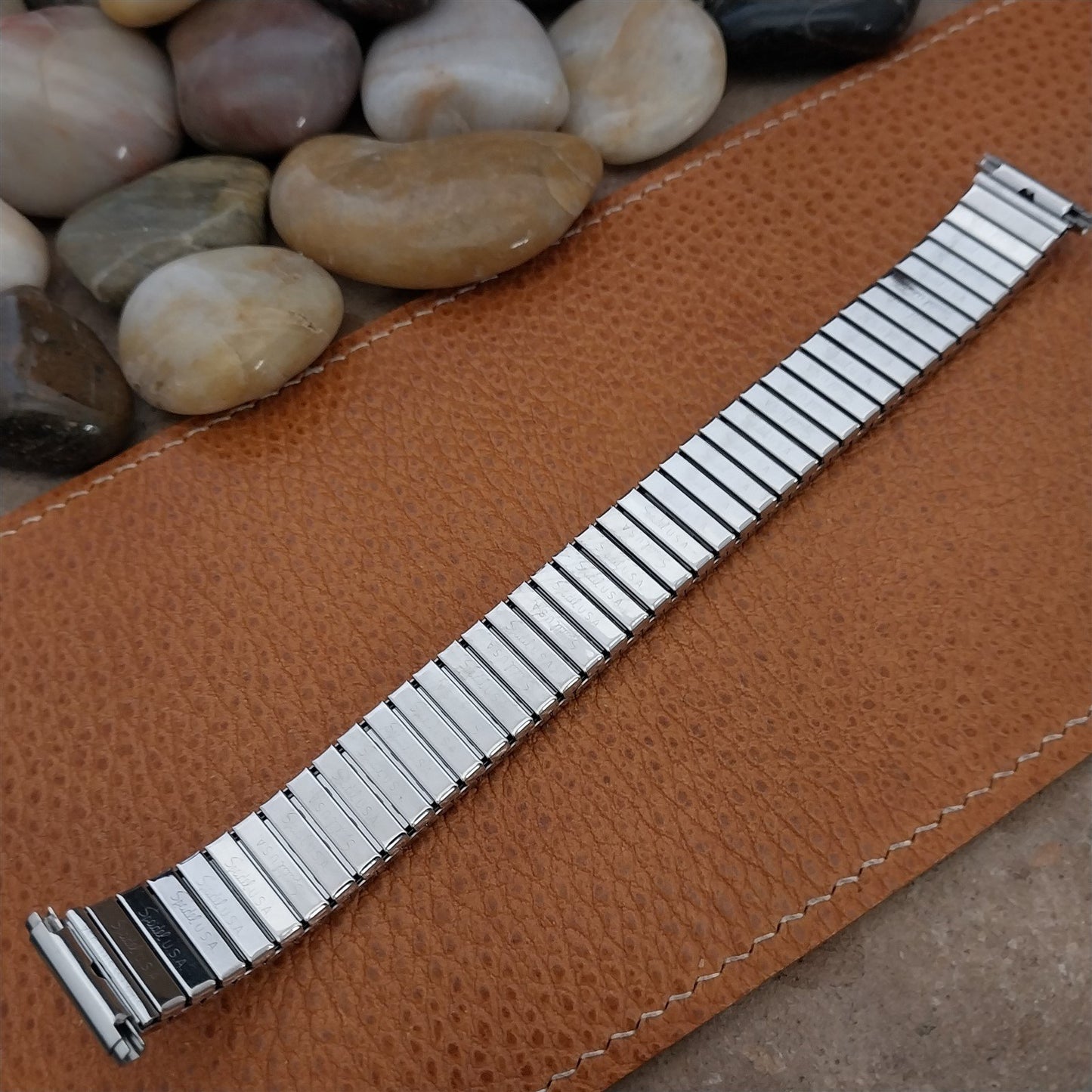 1970s Vintage 19mm 18mm 17mm 16mm Stainless Speidel Linesman Unused Watch Band