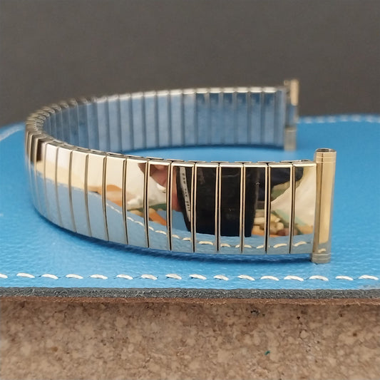 Vintage 1966 Yellow Gold-Fill Speidel Plainsman 19mm 18mm 16mm Unused Watch band